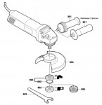 Bosch 0 601 804 737 GWS 14-125C Angle Grinder Spare Parts